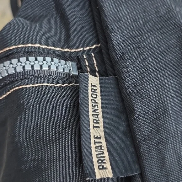 Vintage Kipling Mini Backpack | Y2K Black Crinkled Nylon (NO MONKEY KEYCHAIN) - Picture 8 of 14